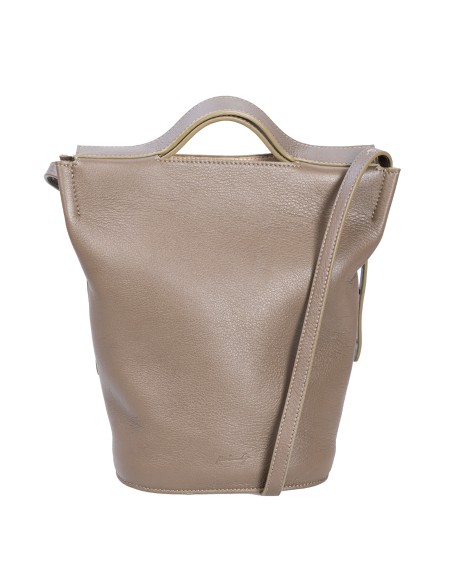 Shop MELIP  Borsa: Melip borsa a tracolla in pelle.
Tracolla regolabile.
Manico.
La chiusura è data dalla sovrapposizione di due alette e da un magnete che le tiene in posizione.
Dimensioni: 25x20x16cm.
Composizione: 100% Pelle di vitello.
Fabbricato in Italia.. DEVA-OLIVA